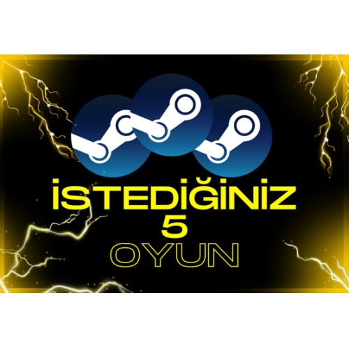  STEDİĞİNİZ 5 OYUN GARANTİ ve SINIRSIZ DESTEK